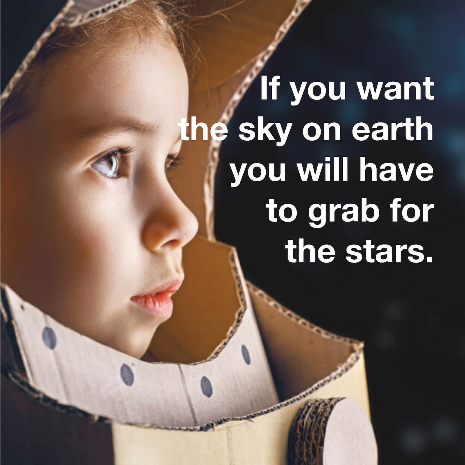 Get the stars in the sky. Grab your luck as a nanny.
