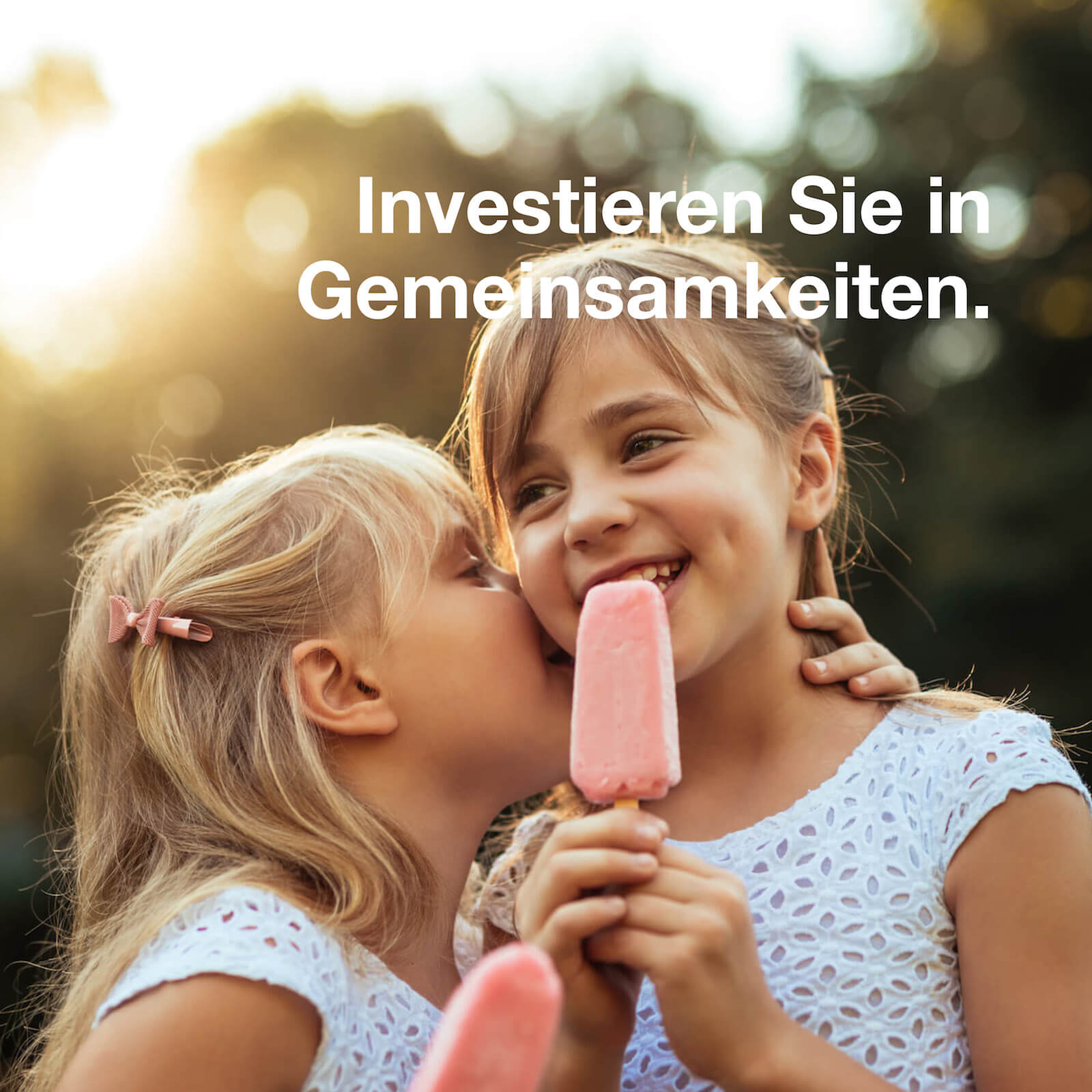 Investieren Sie in Gemeinsamkeiten.